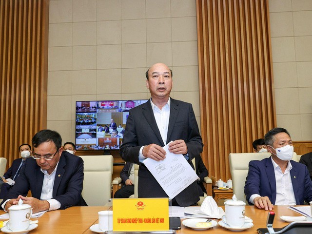 Ông Lê Minh Chuẩn, Chủ tịch Tập đoàn Công nghiệp Than-Khoáng sản Việt Nam (TKV) - Ảnh: VGP/Đoàn Bắc