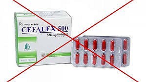 CẢNH BÁO: Thuốc kháng sinh Cephalexin 500 giả xuất hiện trên thị trường