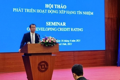 Ông Nguyễn Hoàng Dương - Phó Vụ trưởng Vụ Tài chính các ngân hàng và tổ chức tài chính (Bộ Tài chính). Ảnh Thời báo Tài chính.