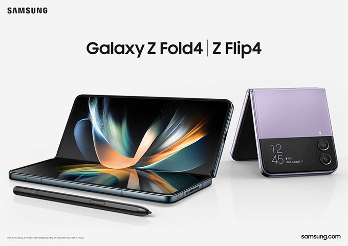 Samsung Z Fold 4 và Z Flip 4 đã chính thức trình làng giá chỉ từ 23 triệu đồng