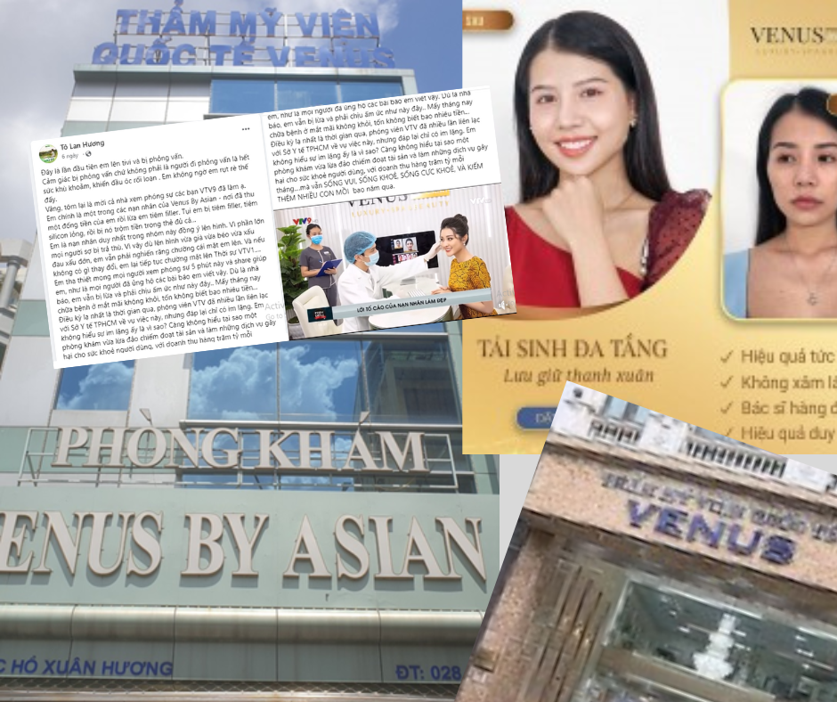 Thẩm mỹ Venus By Asian 'nổ' quảng cáo dịch vụ và những lần sai phạm có hệ thống