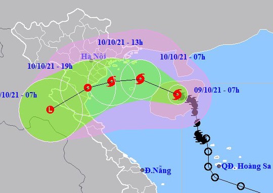 Bão số 7 vừa suy giảm thành áp thấp nhiệt đới,  bão số 8 đã xuất hiện trên Biển Đông