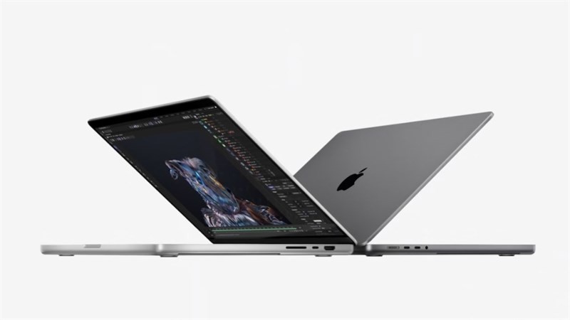 MacBook Pro 14 inch (2021) tuân theo lối thiết kế mới, vuông vức một chút cho đồng bộ với các dòng sản phẩm iMac, iPhone, iPad. Nguồn: Apple.