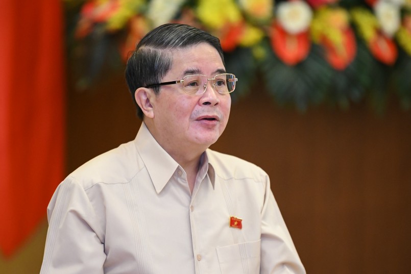 Phó Chủ tịch Quốc hội Nguyễn Đức Hải phát biểu kết luận phiên họp