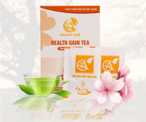 Sản phẩm thực phẩm bảo vệ sức khỏe Health gain tea