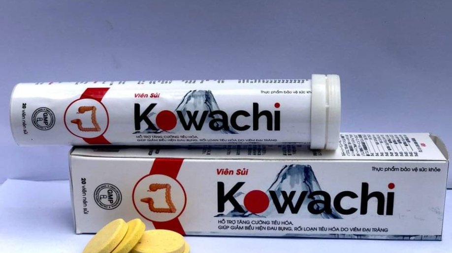 Sản phẩm thực phẩm bảo vệ sức khỏe Viên sủi Kowachi đang được quảng cáo vi phạm quy định của pháp luật về quảng cáo