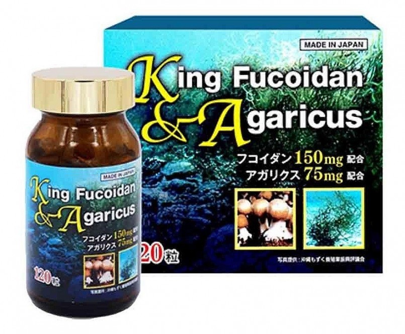 Thực phẩm bảo vệ sức khỏe King fucoidan & Agaricus