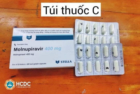Thuốc Molnupiravir được sử dụng cho bệnh nhân COVID-19 điều trị tại nhà - Ảnh minh hoạ