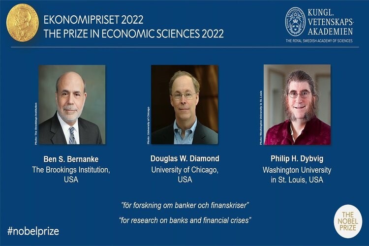 Giải mã công trình nghiên cứu về ngân hàng và khủng hoảng tài chính chiến thắng Giải Nobel Kinh tế 2022