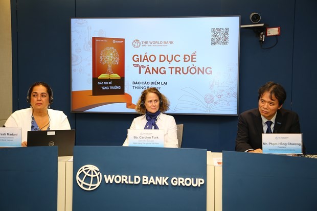 Lãnh đạo Ngân hàng Thế giới tại buổi họp báo ngày 8/8.