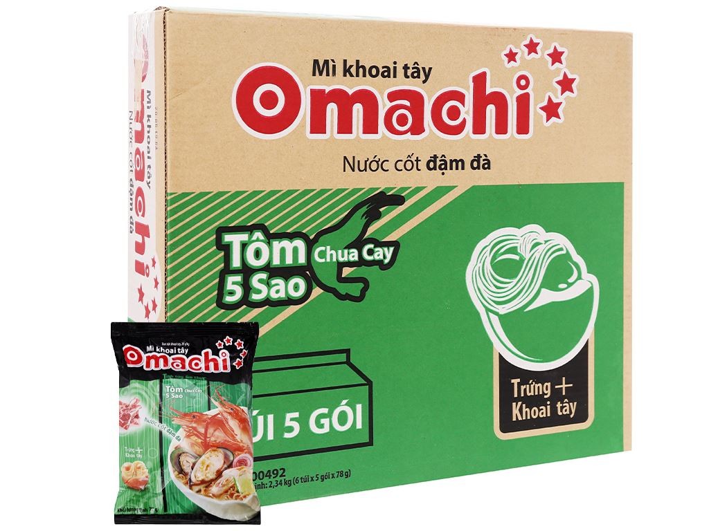 lô mì ăn liền hương vị tôm chua cay Omachi nhập khẩu từ Việt Nam có chất bảo vệ thực vật ethylene oxide chưa được cấp phép sử dụng tại vùng lãnh thổ này.. Ảnh minh hoạ.