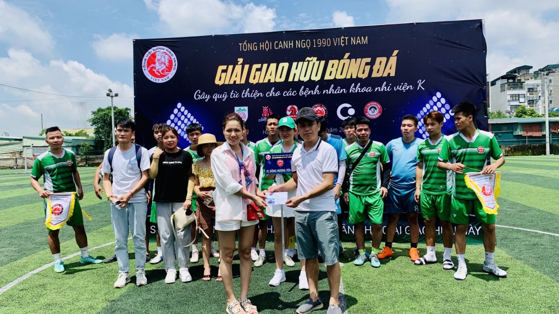 FC đồng hương Yên Bái giành ngôi Á quân tại giải đấu gây quỹ từ thiện