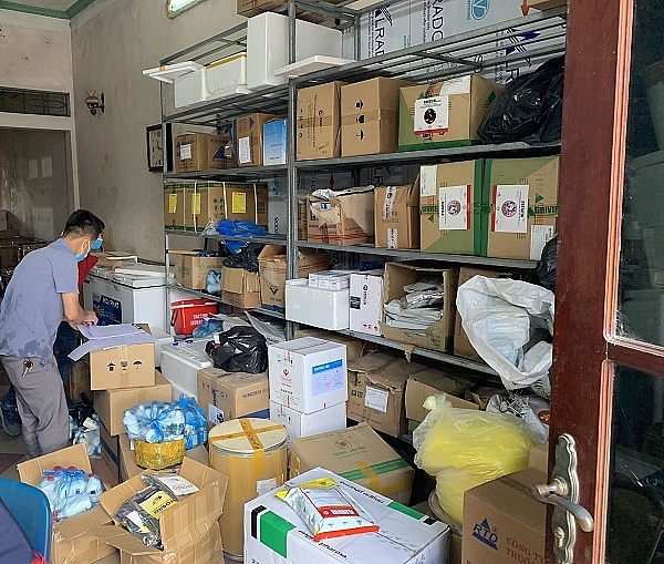 Cơ sở kinh doanh thuốc thú y bị xử phạt. Ảnh: Cục QLTT Bắc Ninh