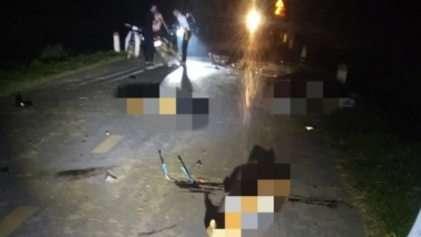 Phú Thọ: Tai nạn thảm khốc đêm Trung thu khiến 5 người chết, 2 người bị thương