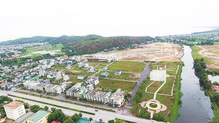 Khu đất thực hiện dự án Khu đô thị sinh thái dọc sông Đơ, TP Sầm Sơn.