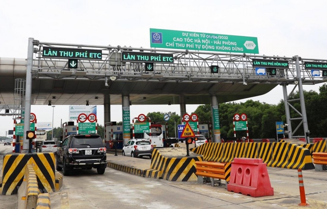 Từ 9h ngày 1/6, cao tốc Hà Nội - Hải Phòng chỉ thu phí không dừng - Tạp chí Doanh nghiệp Việt Nam