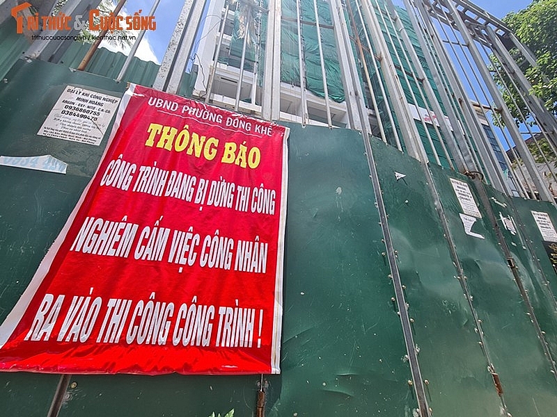 Hải Phòng: Công trình 15 tầng “mọc” không phép ở phường Đông Khê