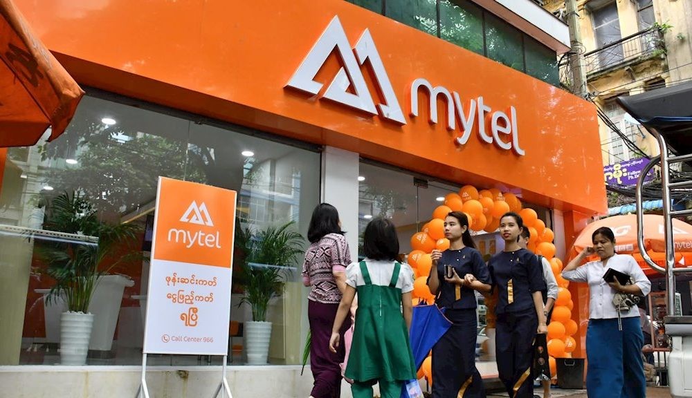 Một của hàng Mytel tại Myanmar.