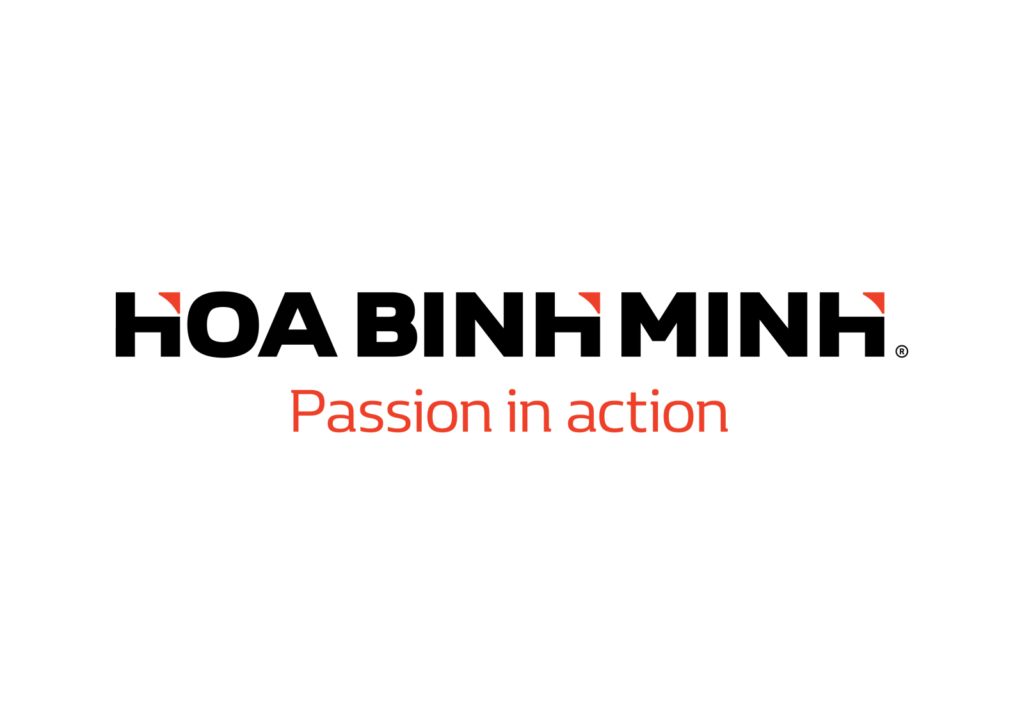 Logo mới của tập đoàn Hòa Bình Minh.