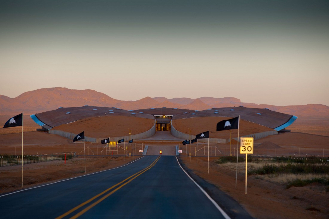 Cảng vũ trụ đầu tiên của Mỹ tọa lạc tại sa mạc rộng lớn thuộc quận Sierra, bang New Mexico.